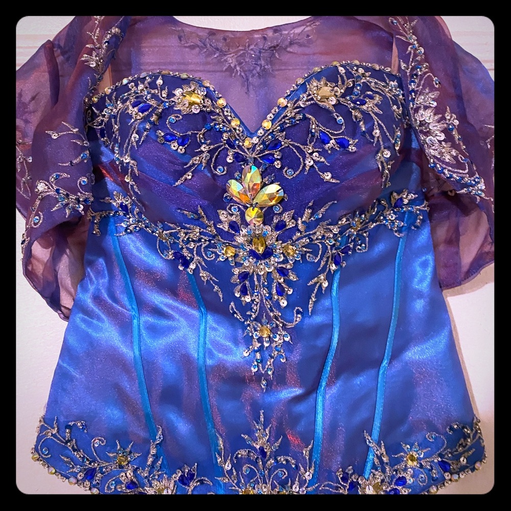 Royal blue dress